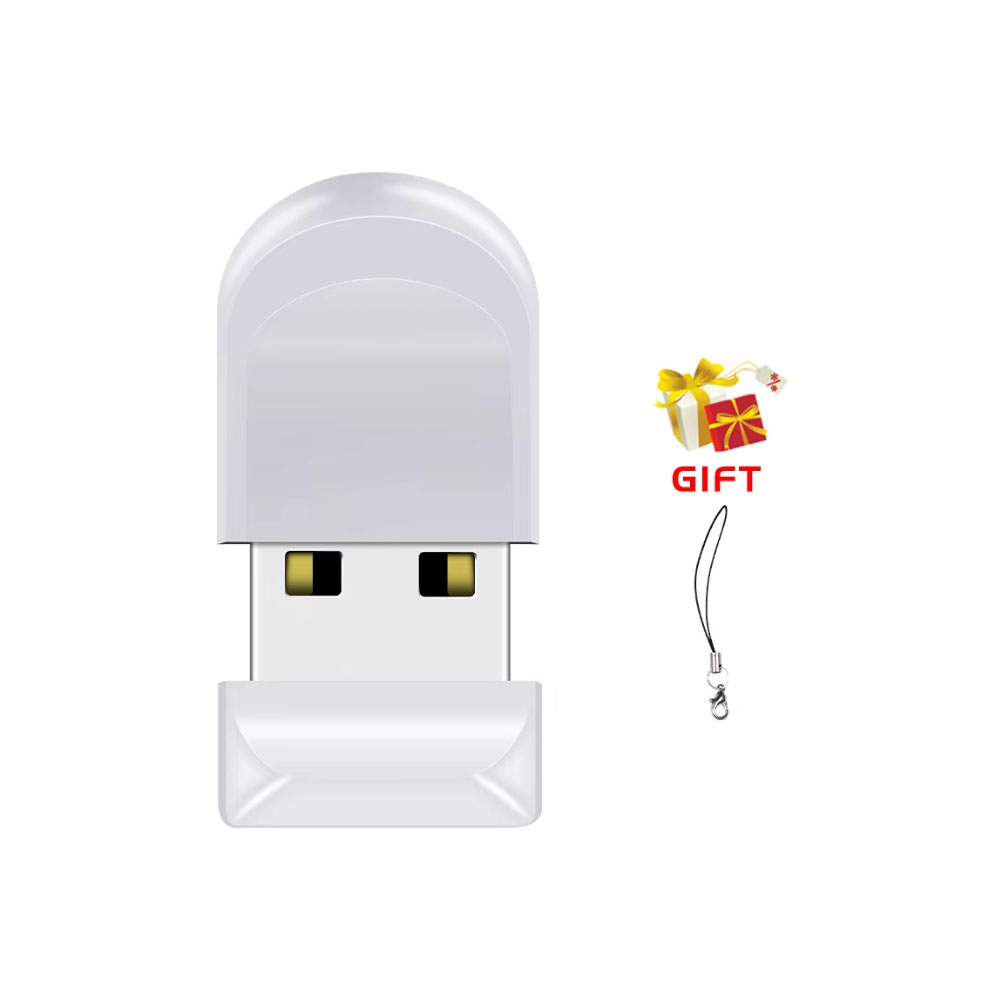 Popularny mini czarny 128gb flash 64gb 4gb 8gb 32gb 16gb pendrive: Biały / 64 gb