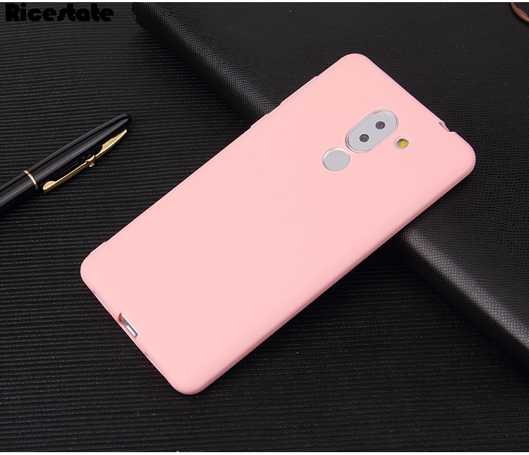 Huawei honor 6x ultradünne, matt silikon-tpu-schutzhülle für huawei  gr5 und huawei Kamerad 9 lite in kristall und frostrot