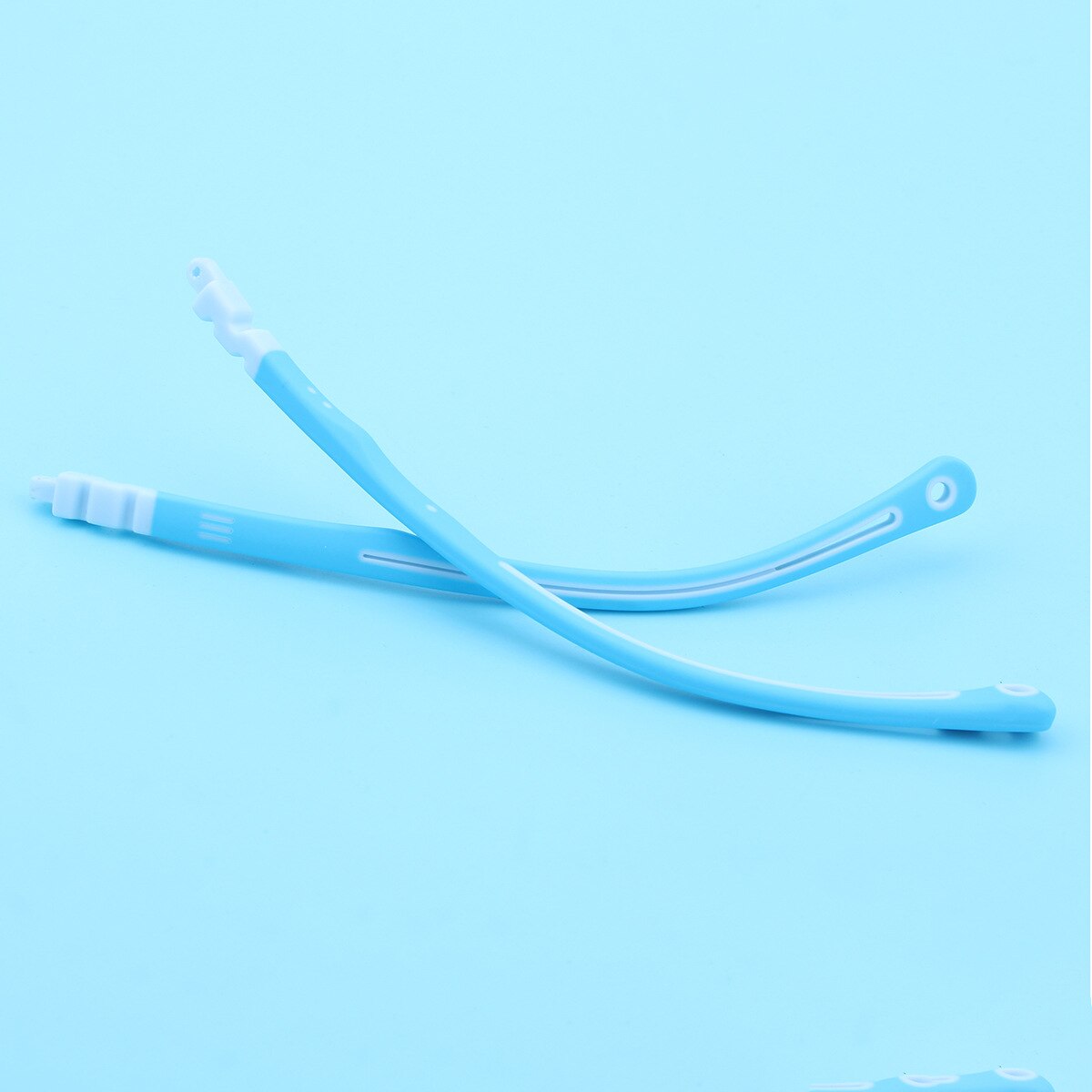 Patillas de gafas de silicona para niños, accesorios universales para gafas, repuesto de reparación de lentes de tornillo, para estudiantes: Blue