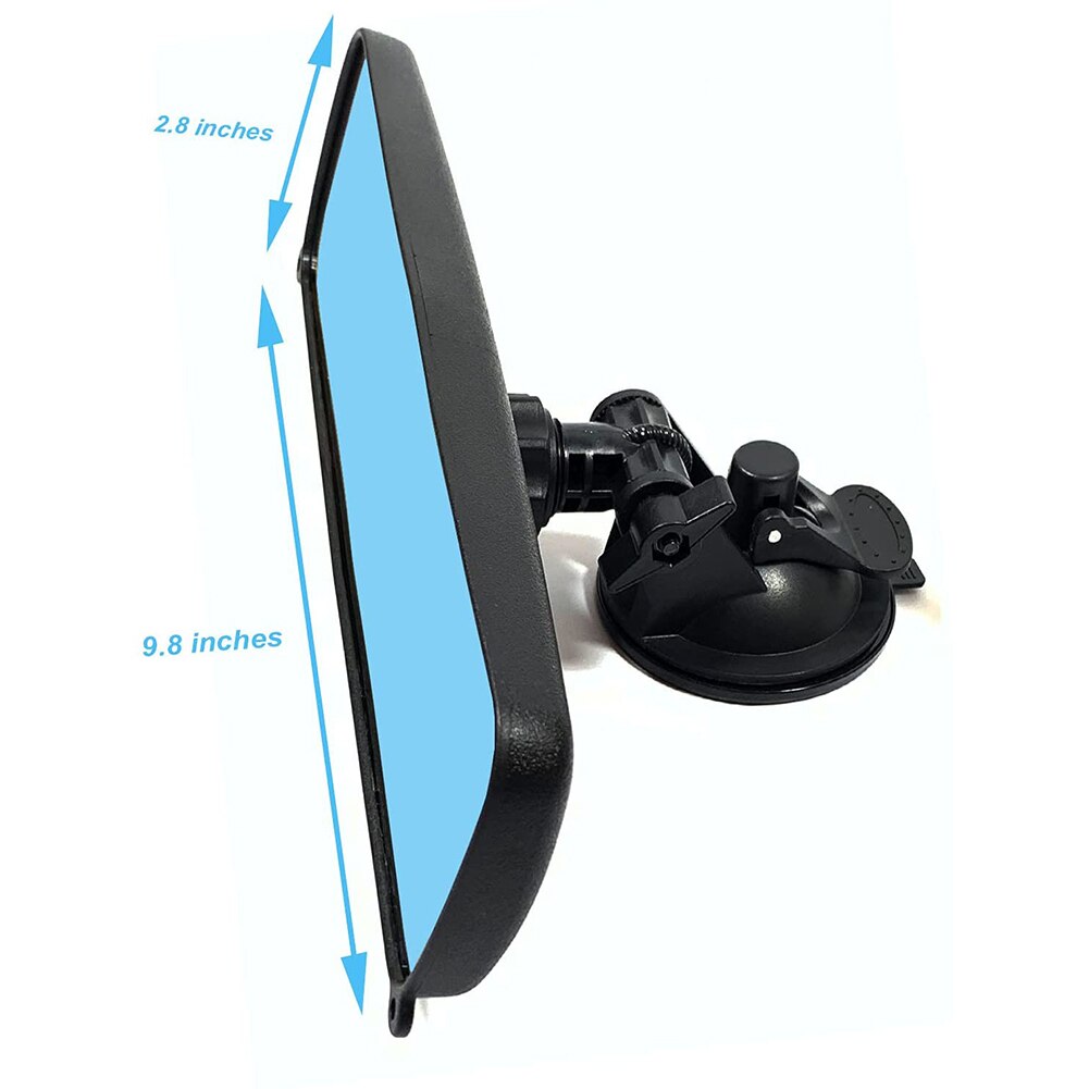 Universal 360° Rotates Car Interior Rear View Mirror Wide-angle Rearview Mirror Adjustable Suction Cup Car Rear Mirror Auto Part