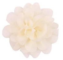 Nishine-Mini Chiffon Tecido Flores para Mulheres e Meninas, Headband, Grampos de Cabelo, Roupas DIY, Bonés, Headwear, Acessórios, 2 ", 20Pcs, Lote