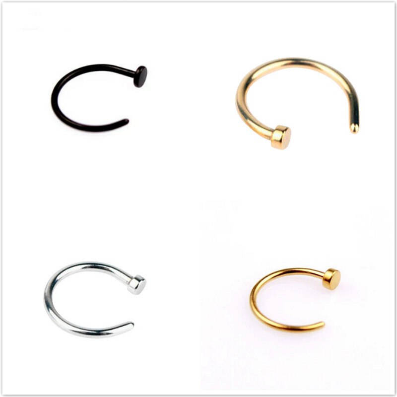 1pz Decorativa Naso Trucco Giocattoli Delle Ragazze Congelato Trucco Giocattoli Autoadesivi Del Chiodo Bianco I Bambini Della Principessa Orecchini etichetta Giocattoli