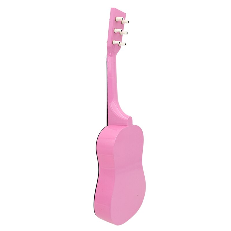 23 tums basswood akustisk gitarr 6 strängar liten mini gitarr med gitarr plock strängar för barn barn nybörjare