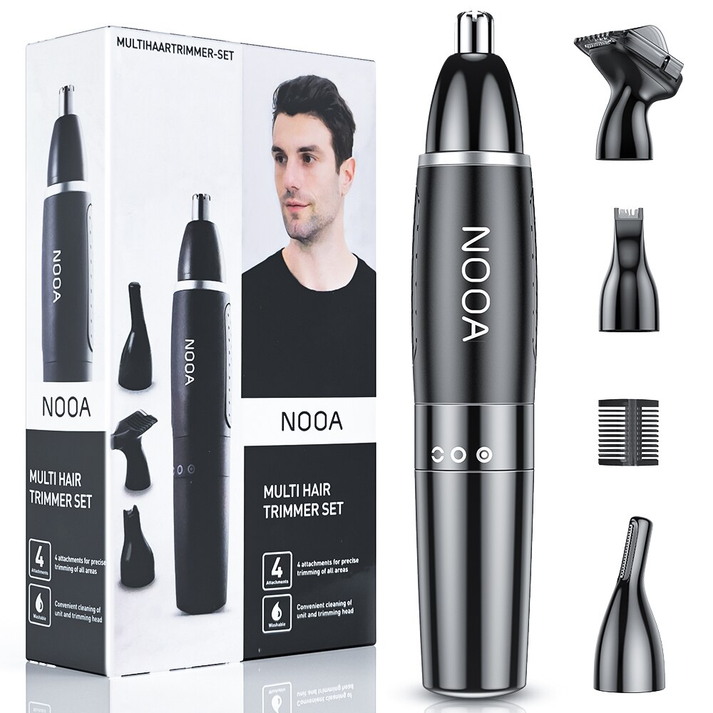4 In 1 Neus En Oor Trimmer Voor Mannen Tondeuse Chop Haren Om De Neus Trimmer Voor Neus Blow tot De Neus En Oor Trimmer