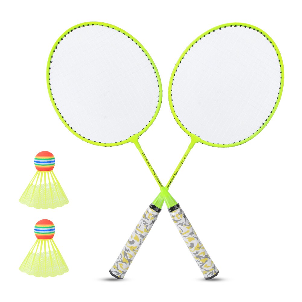 Kinderen Badminton Racket Met 2 Ballen Set Outdoor Sport Training Tool Game Kids Jongens Meisjes Spelen Toy Set Met Ballen