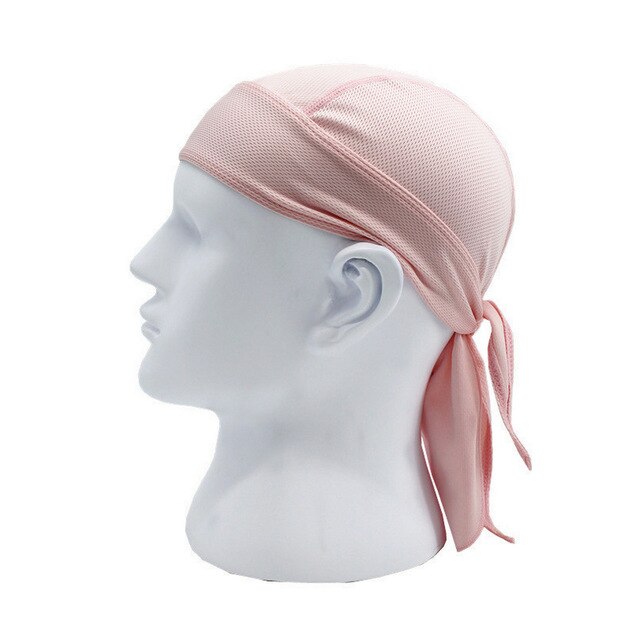 Mannen Cool Beanie Snood Piraat Hoed Workout Fietsen Fiets Magic Quick Dry Bandana Hoeden: Roze
