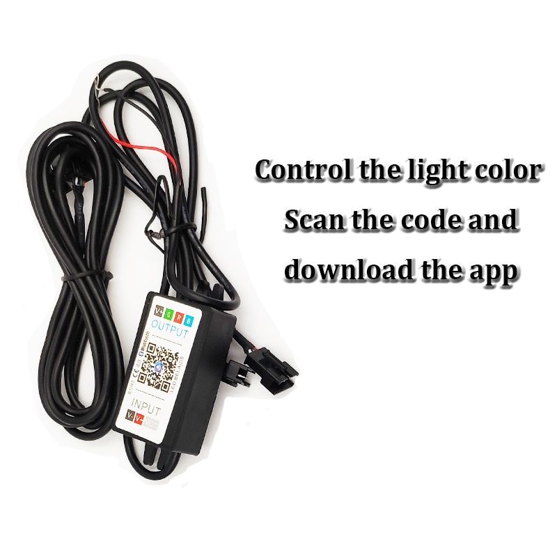 Auto rgb strålkastare projektor led devil eye demon eye lamp för bil app fjärrkontroll projektor pannlampa vinklar öga