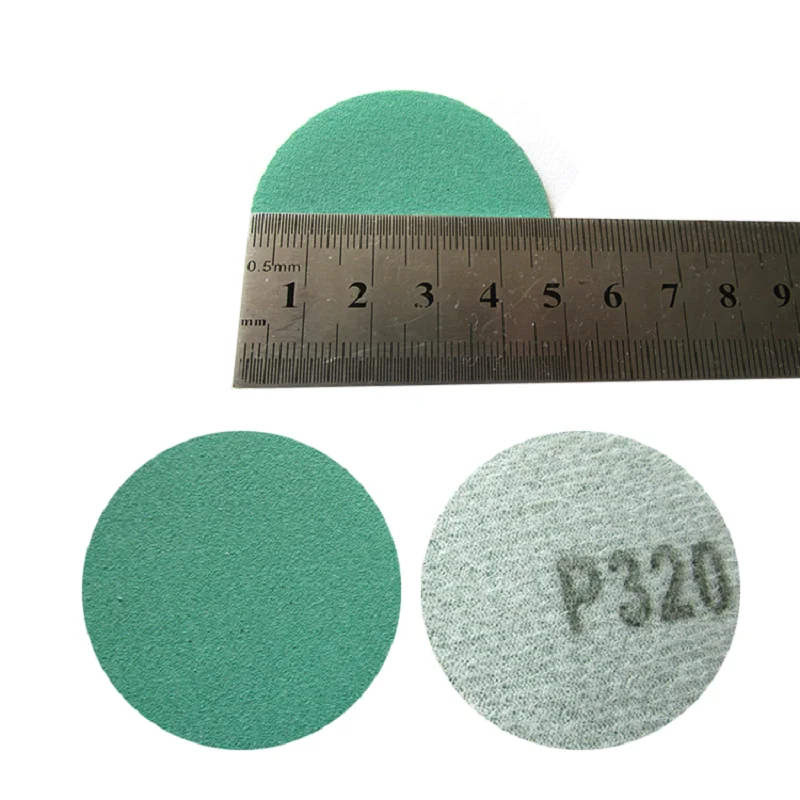 Schleifscheiben, 5,1 cm, PET-Folie, 50 mm, Hakenschlaufe, nasses und trockenes Schleifpapier für Exzenterschleifer, Holzbearbeitung, Auto, Polieren, Veredelung