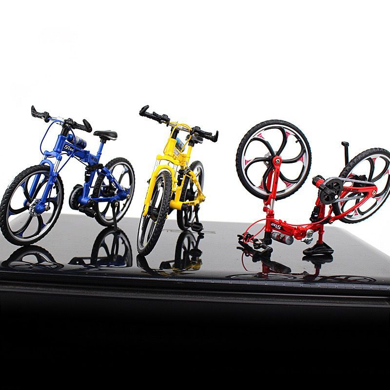 3 pcs Mini Vinger BMX Fiets Speelgoed Leuke Metalen Mountainbikes Model Fiets Tech Decor Uitstekende Bmx Speelgoed voor kids
