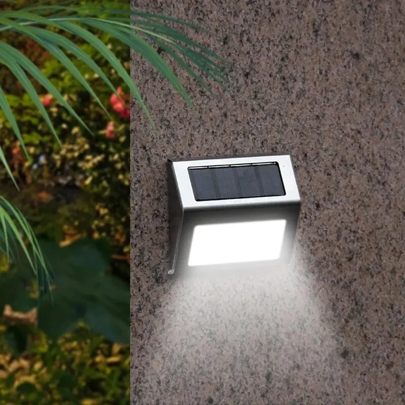 1 ~ 10 stks Solar Trapverlichting Waterdicht Yard Garden Light voor Buiten Patio Rvs Solar Lamp Outdoor Hek Decor