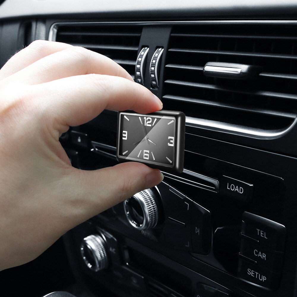 1pc prezenty zegar samochodowy mini samochody wewnętrzny Stick-na cyfrowy zegarek mechanika zegary kwarcowe akcesoria robić stylizacji samochodów