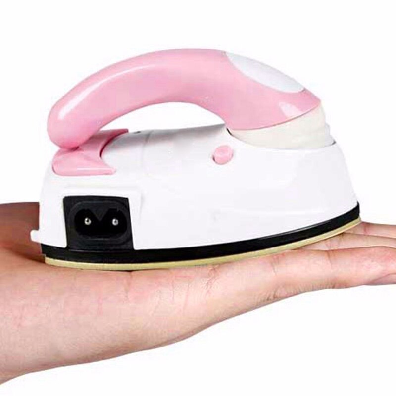 Portable Foldable Electric Garment Iron Clothes Travelling Teflon Baseplate Handheld Dry Ironing 100-240V Us Plug