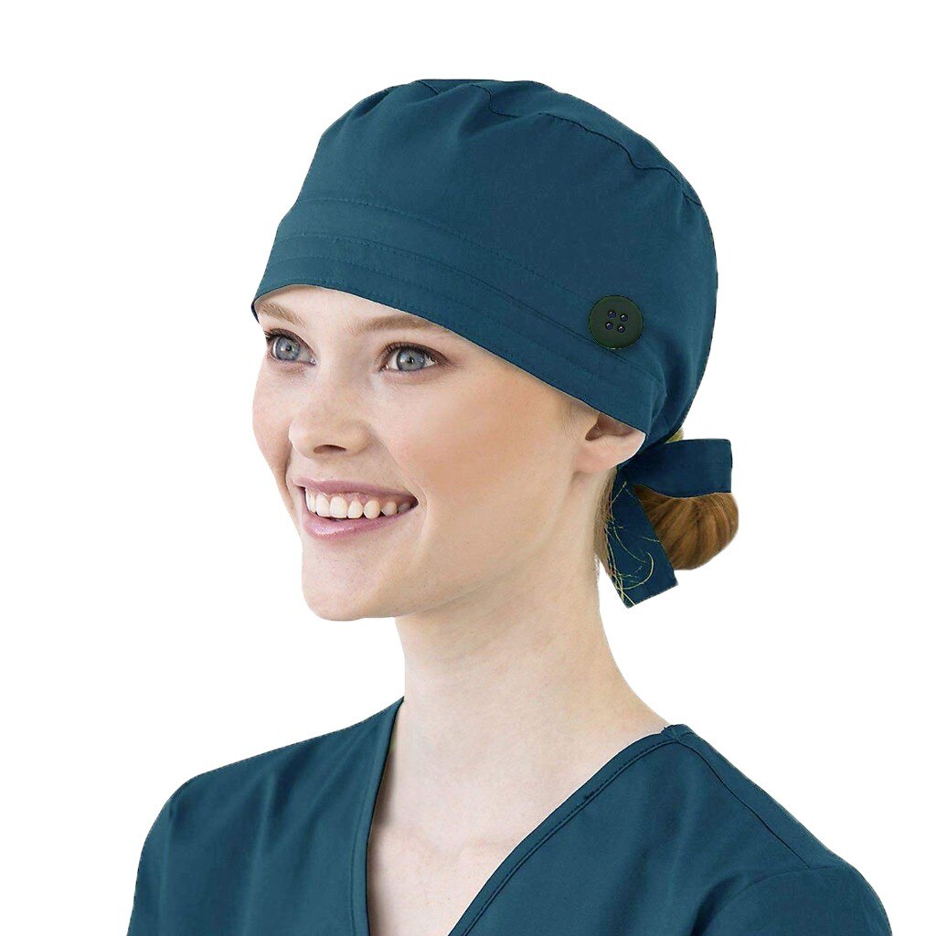 Gorro Bandage de algodón para hombre y mujer, gorro Bouffant para sala de operaciones, gorros de enfermería, ajustable, J50: NY