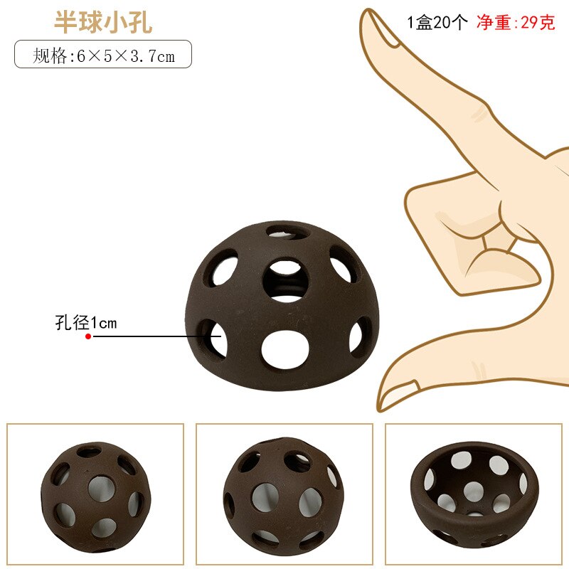 Aquarium Accessories Fish Tank Fish Eggs Decorations Cave Aquarium Shelter Ceramic Shrimp Spawn Live Hide Breeding Holes: NEX009-H