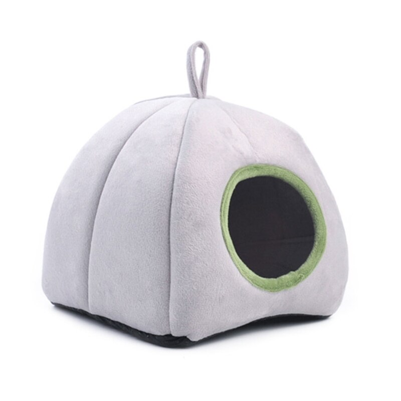 carino criceto Casa gabbia piccoli animali cincillà scoiattolo morbido nido stuoia animale domestico inverno caldo dormendo letto 090C