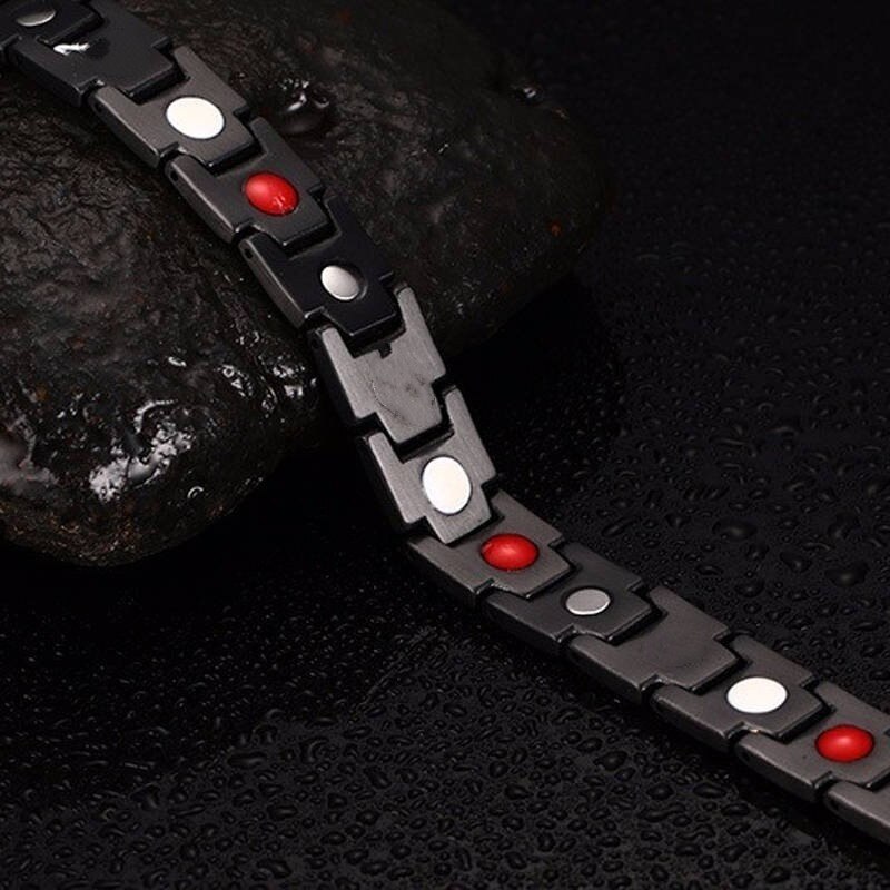 Bransoletki zdrowotne i bransolety bransoleta ze stali nierdzewnej 316L amulet ze stali nierdzewnej para biżuteria z wiszącą ozdobą codzienna bransoletka