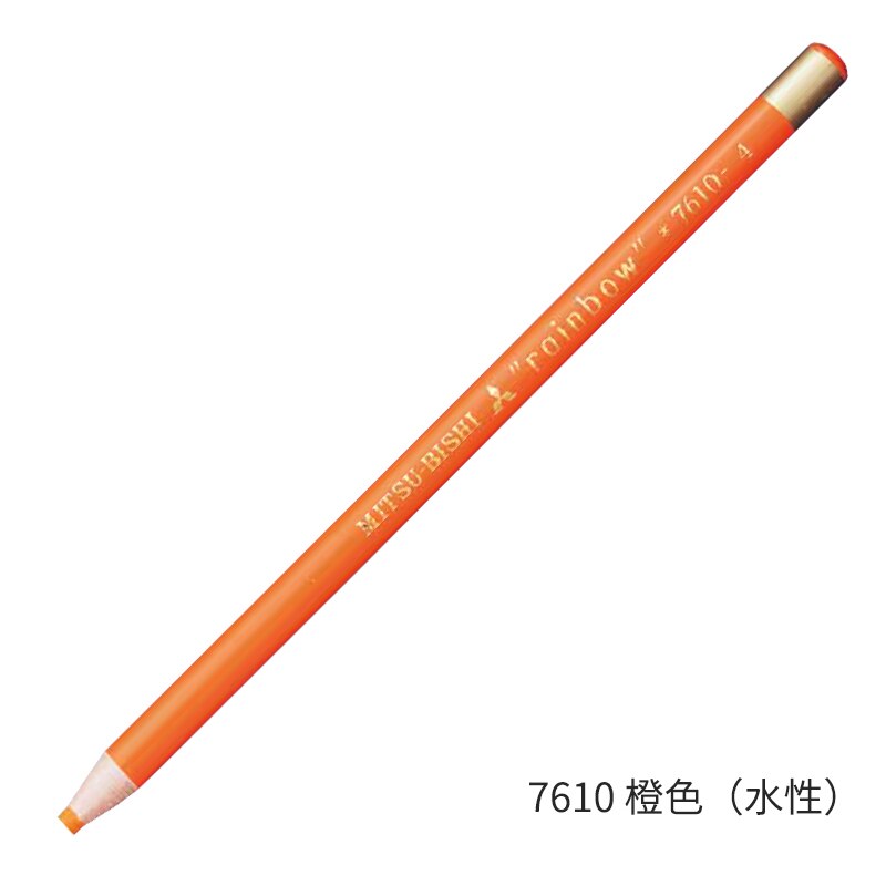 12 Pcs Japan Uni 7610 Regenboog Waterbasis Krijt Milieuvriendelijke Roll Papier Schilderen Mark Graffiti Art Supply Multicolor Optionele: 12pcs Orange