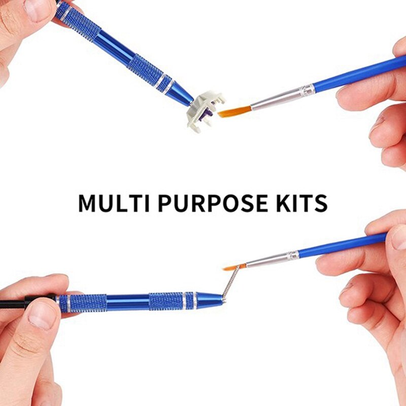 Kit de limpieza para teclado mecánico, herramienta extractora de 4 garras, limpiador de teclado, interruptor