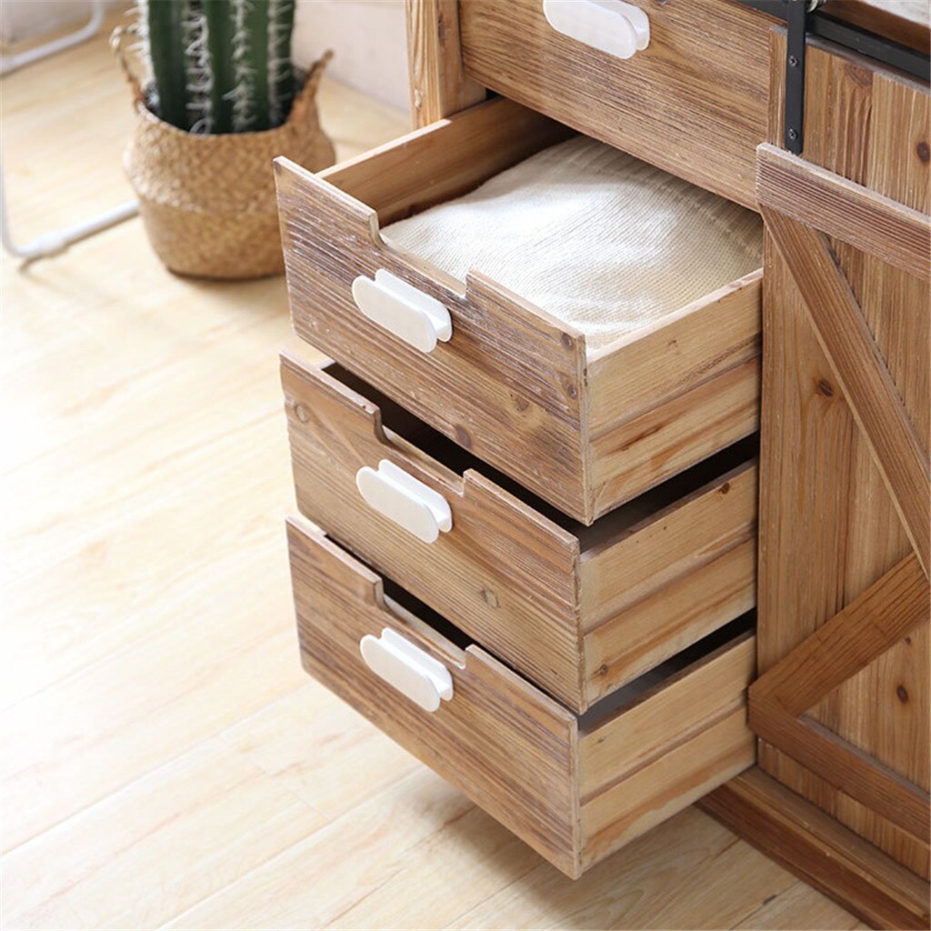 2pc Home Pasted Door Handle Simple Auxiliary Door And Window Handle Glass Pulls Drawer Handle Easy To Carry Accessories