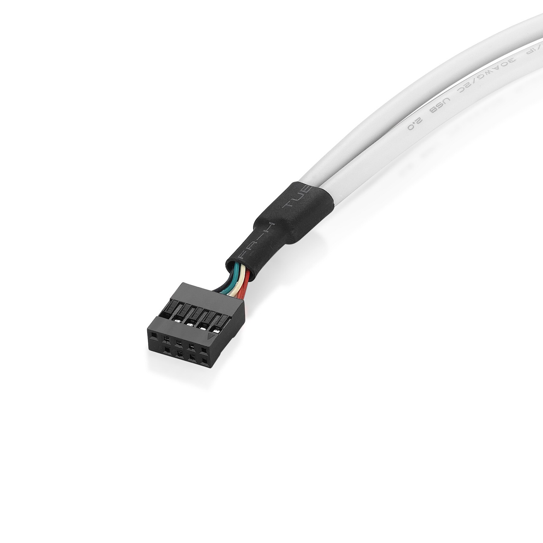 Bochara Dual 9pin Header to 2 Ports USB 2.0 Female Cable Back PCI Panel Bracket For Desktop Computer