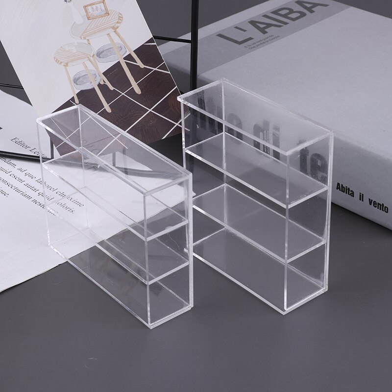 Transparent Acrylic Display Storage Case Box Perspex ShowCase Dustproof For Garage Kit Doll Model Cars Figures Collectibles