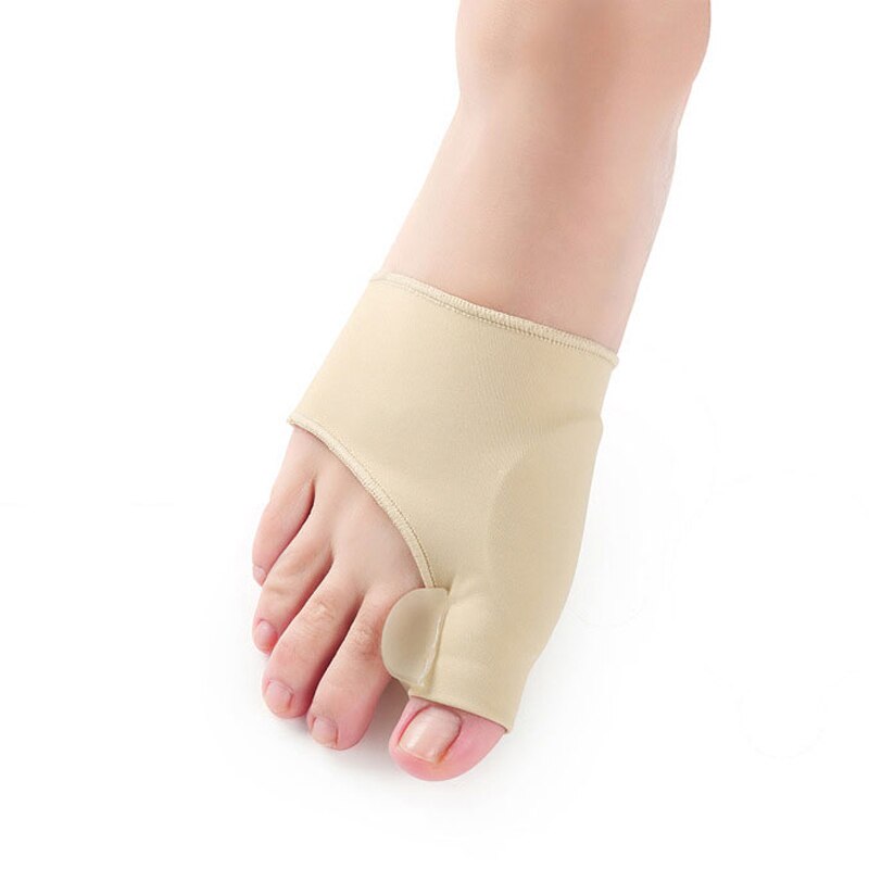 Hueso grande ortopédicos juanete corrección pedicura calcetines 1 par de silicona del Corrector de Hallux Valgus aparatos para dedos del pie separador de cuidado de los pies herramienta de