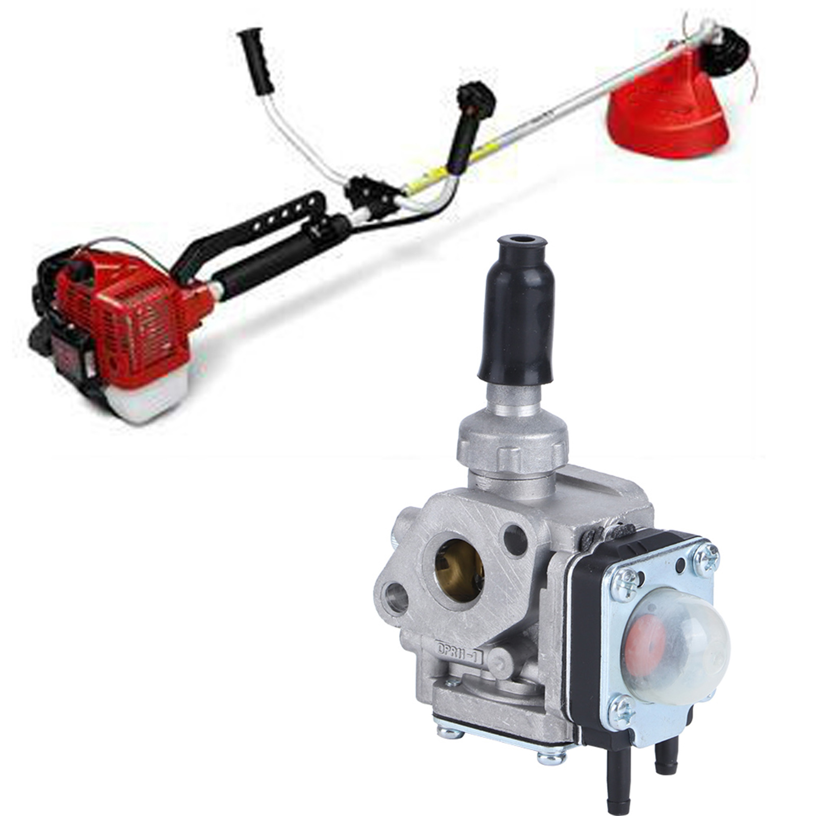 Carburateurvervanging voor tuingereedschap, grasmaaier, carburateurvervanging voor grasmaaier met  th43 th48 motoren.