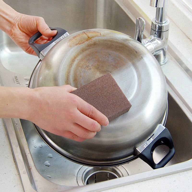 Kitchen Accessories Emery Sponge Sponge for Removing Rust Cleaning Cotton Tools Descaling Clean Rub Pot Kitchen Gadgets