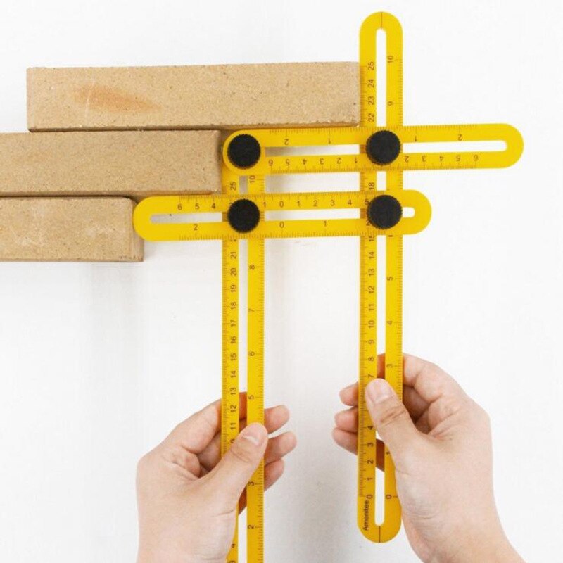 Using Measuring Tools Multi Fold Rulers Multifunctional measuring abs plastic activity four-fold ruler multi ...