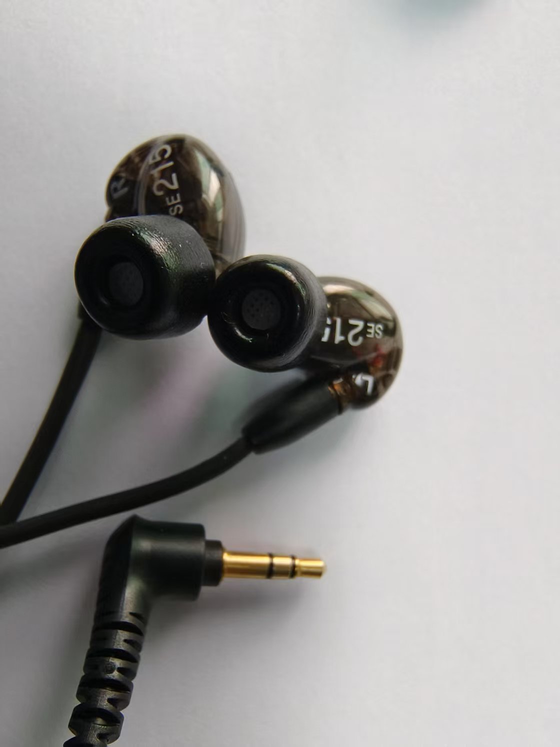 SE215 Hi-fi stereo Headphones 3.5MM In ear Earphones Separate Cable earbuds with Box 3 colors