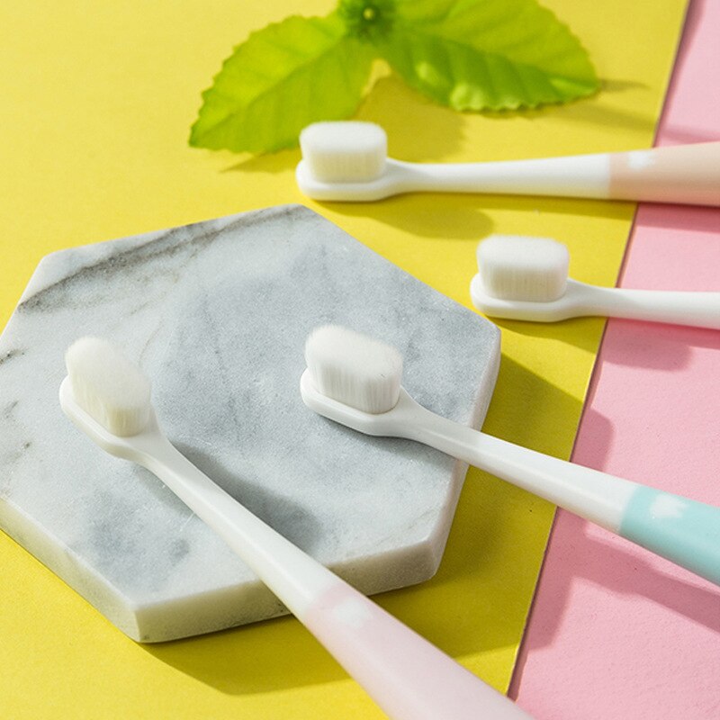1 søt tegneserie myk tannbørste til låve egnet 1-3 år gammel jente gutt låve baby tann rengjøringsverktøy