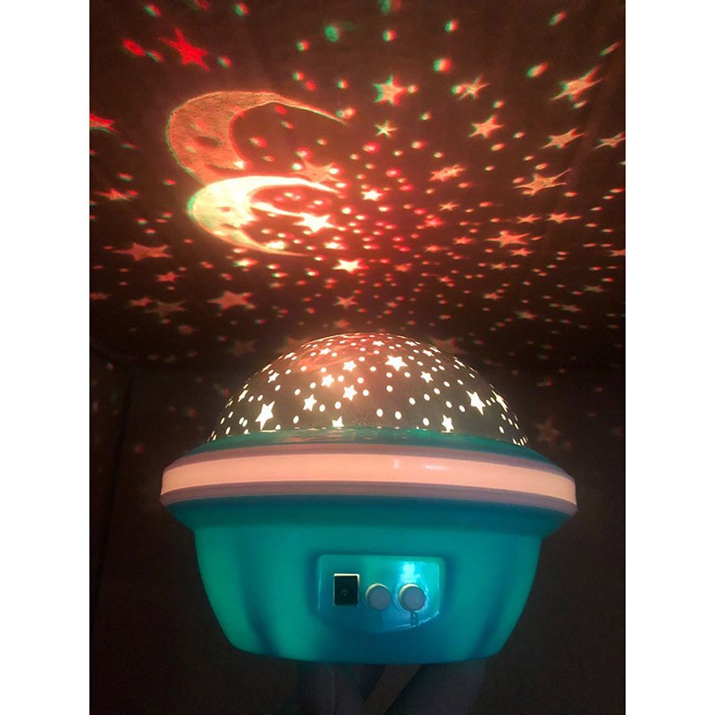 Dzieci Fantasy gwiaździste niebo UFO projektor gwiazdy księżyc galaktyka dekoracja sypialni dla dzieci lampka nocna boże narodzenie Halloween impreza doprowadziło