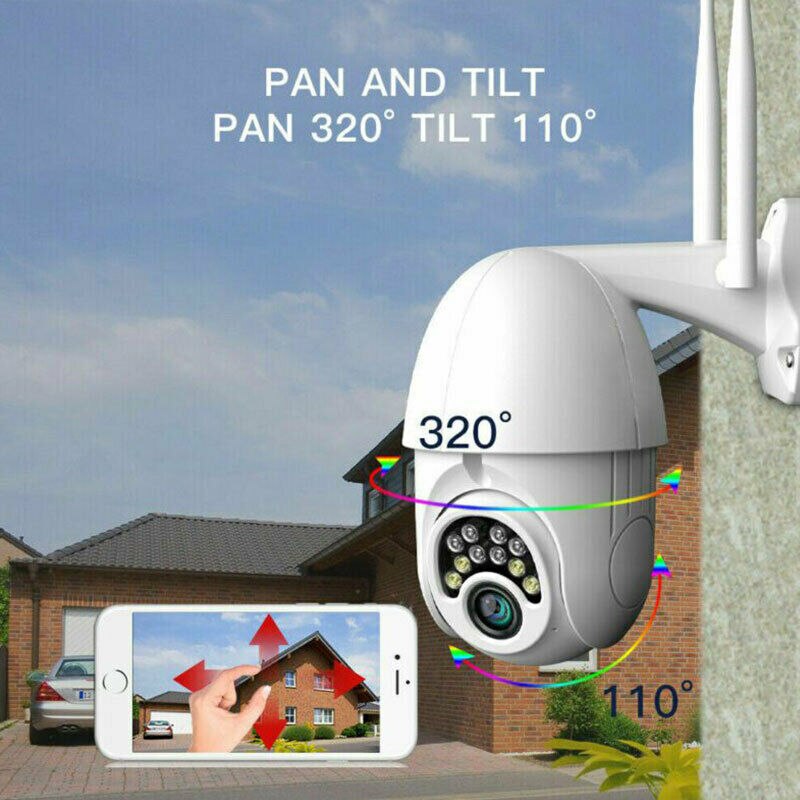 1080P 10 Led Wifi Ip Security Camera Draadloze Outdoor Hd Home Ptz Ir Cam Ir Camera Draadloze Wifi Ptz home Security