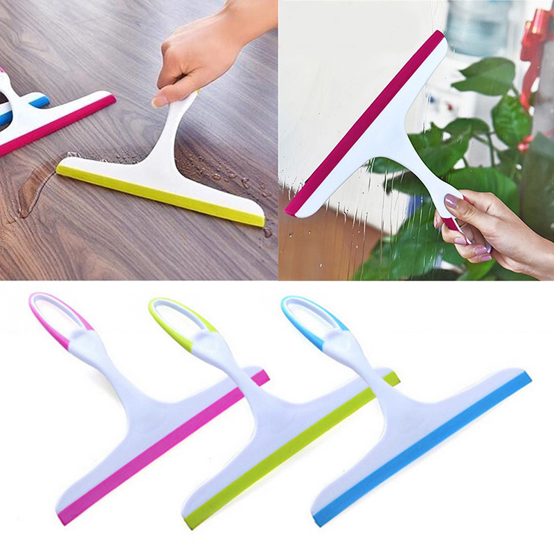 Window Glass Cleaning Wiper Squeegees Brush Washing Glass Scraper Glass Wiper Cleaner Kitchen Household Window Cleaning Tools