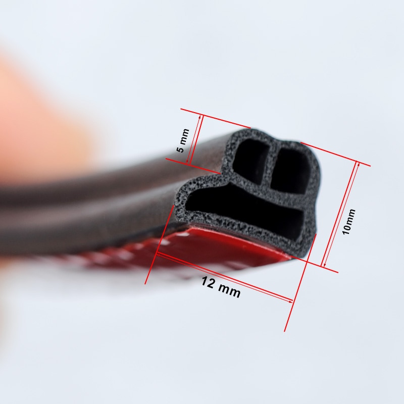 Auto Door Rubber Seal Strip Car Sealer BD-type Cars Trunk Edge Seals Strips Sealing Adhesive Stickers Soundproofing Weatherstrip
