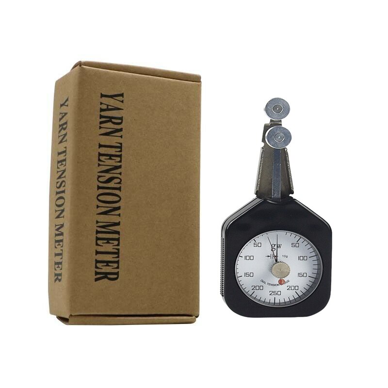 Double Pointer Dial Yarn Tensionmeter with Yarn Tension Meter Range 250 to 20 to 250gw