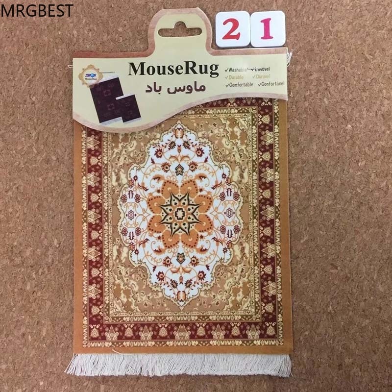 MRGBEST 270*180MM Colourful Persian Style Rug Large Mouse Pad Carpet Office Family Tassels Desk Mat Gaming