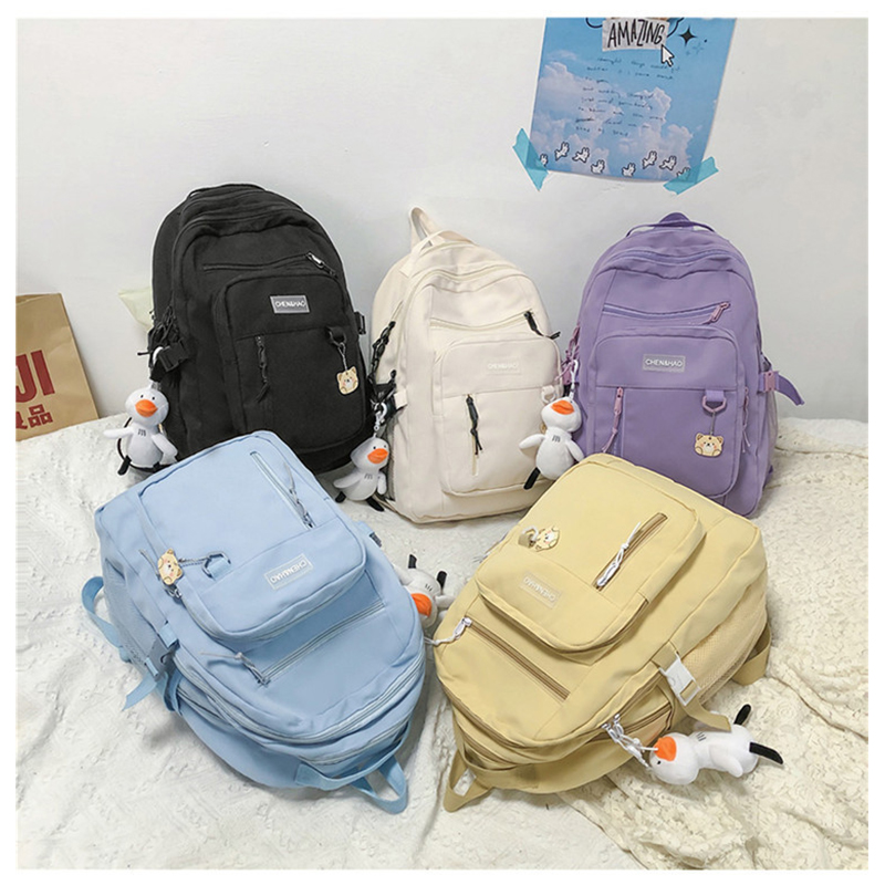 Große schultaschen für Teenager-mädchen, schülerinnen-Rucksack für sterben mittelstufe, damen-Rucksack Ich bin lässigen preppy-stil , 2022