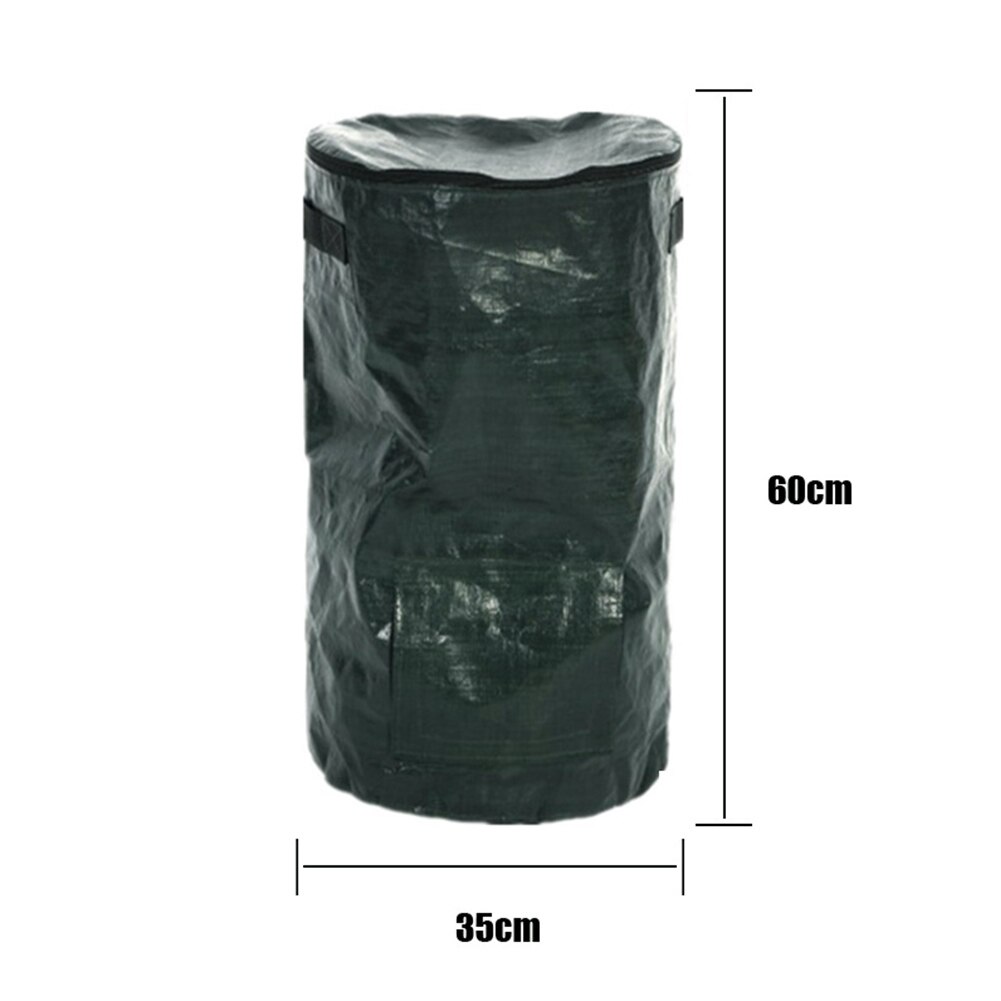 L xl keittiö puutarha piha komposti pussit hedelmä käymisjätepussit pidike hävitys keräilijä roskakori: 35 x 60cm