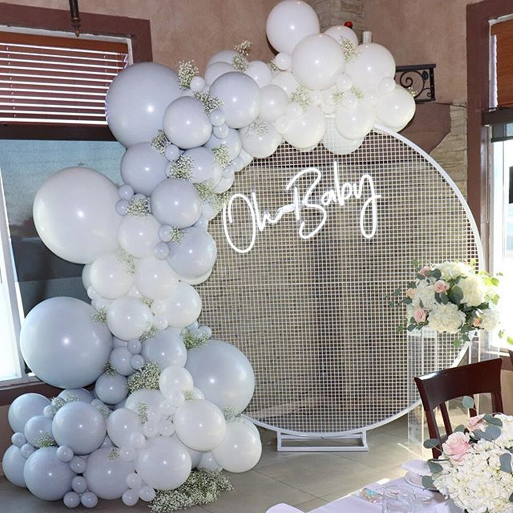 Royal Blue Garland Arch Balloon Kit Confetti Latex Balloons Baby Shower Wedding Birthday Party Anniversary Party Decor Globos