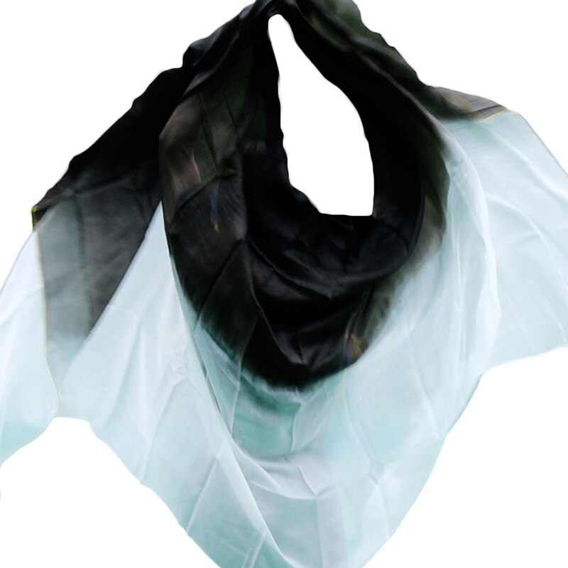 Belly Dance Props Women Belly Dance Silk Veils Belly Dance Veil For Girls Belly Dance Silk Veils white+black