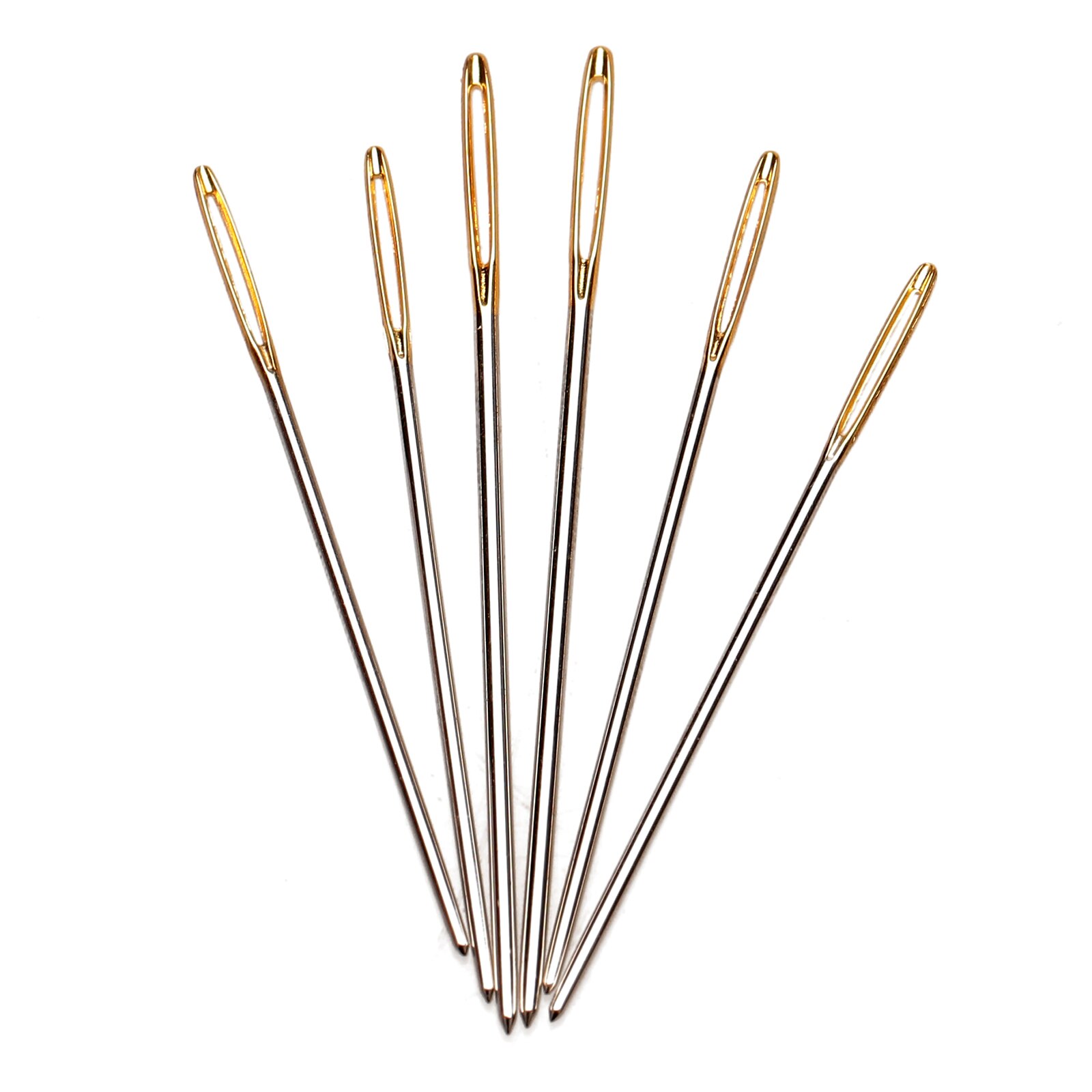 6Pcs Cross Stitch Needles Craft Embroidery Tool Large Eye Sewing Needles Hand Sewing Needle Home DIY Embroidery Sewing Tool