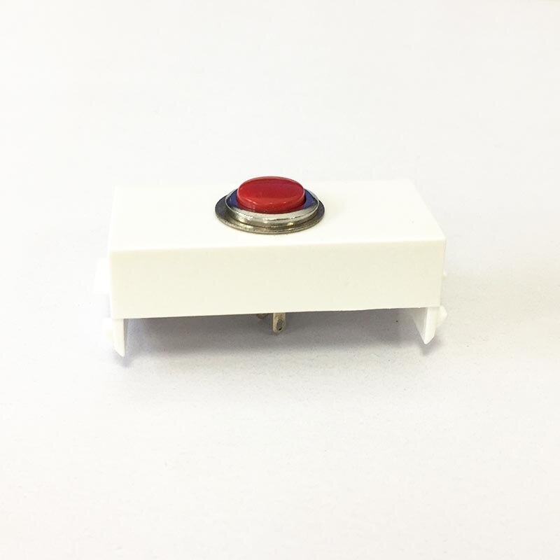 Computer switch module reset type button socket 22.5x47.5mm