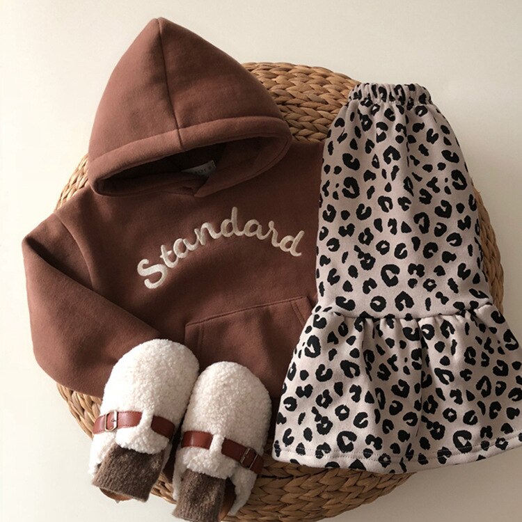 Sudaderas con capucha para bebé, niño y niña, sudadera con letras lisas, Tops gruesos y cálidos, ropa para niño y niña, Disfraces para Otoño e Invierno: Z633K / 2-3T