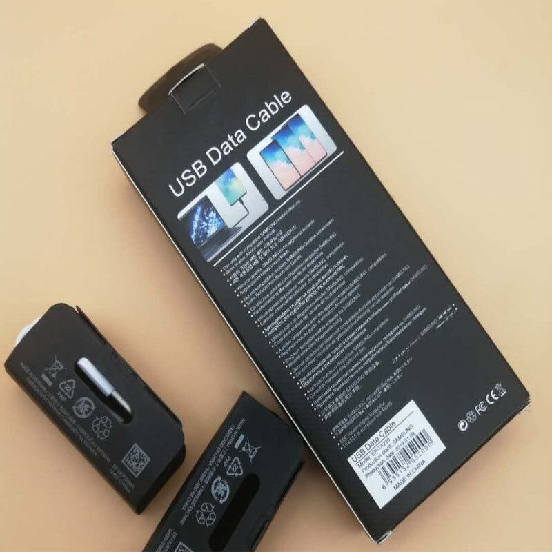 Originele 1 M Type C Usb Data Sync Kabel Snelle Oplaadkabel Cord Voor Sam S10 S8 S9 Note 8 9 Met Verpakking 10 Stuks