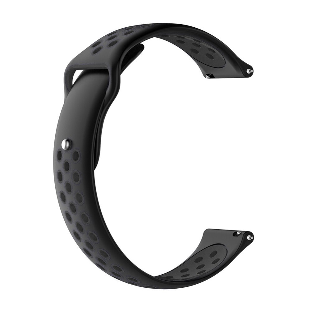 Correa de silicona para Garmin vivove HR / Vivoactive 3, repuesto de correa deportiva para Reino Unido: black