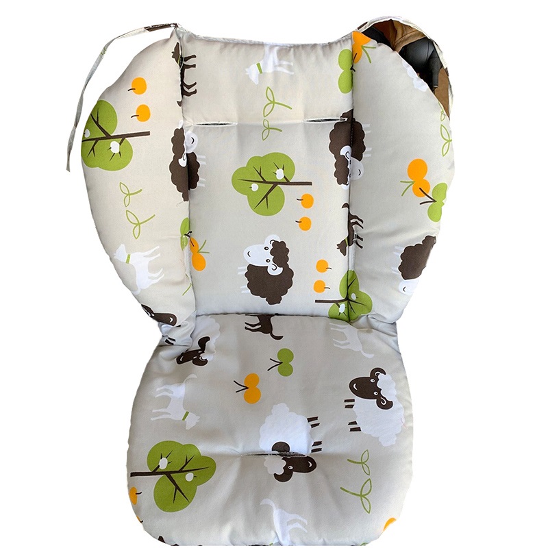 Universal Cartoon Floral Kinderwagen Sitzbezüge Weichen Dicken Pram Auto Sitzkissen Abdeckung Pads: C