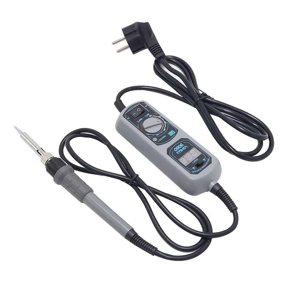 Yihua-soldador eléctrico 908D, herramienta de reparación, BGA, retrabajo, estaño, soldador Digital, temperatura ajustable, estación de soldadura de estaño