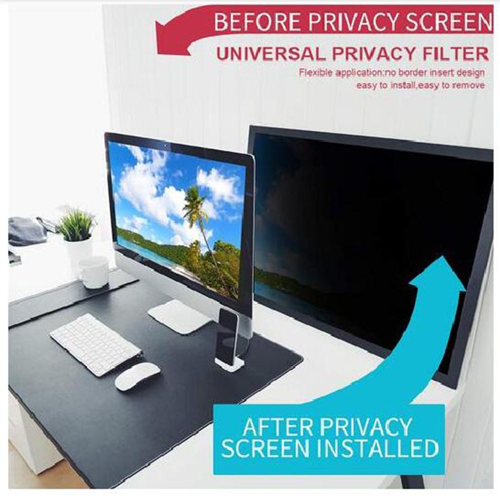 23.8 inch 527mm * 297mm Privacy Screen Filter Anti-glare Beschermfolie Met Kloof voor 16:9 Breedbeeld computer