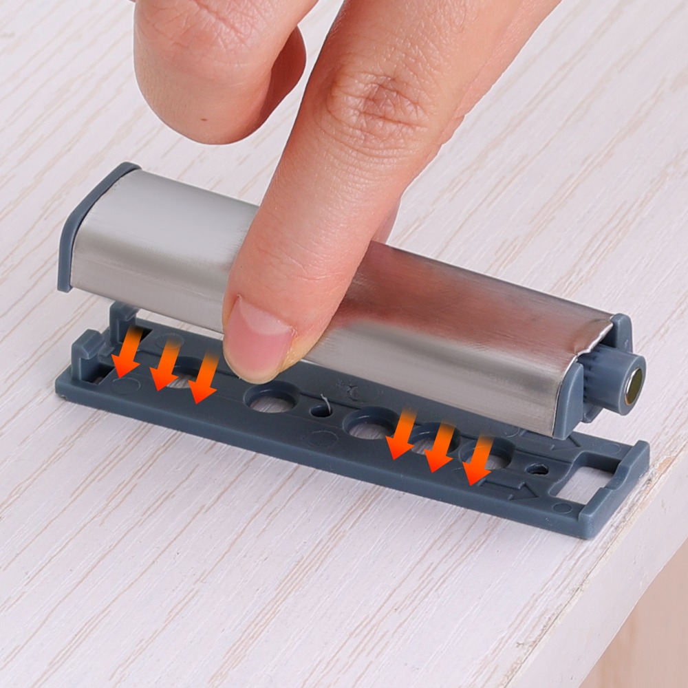 Videoportero para puerta de armario, armarios de acero inoxidable, cierre magnético para puerta de cocina táctil sin mango, herramientas de Hardware